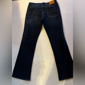 Lucky dark denim blue jeans sweet boot cut. Size women 10
